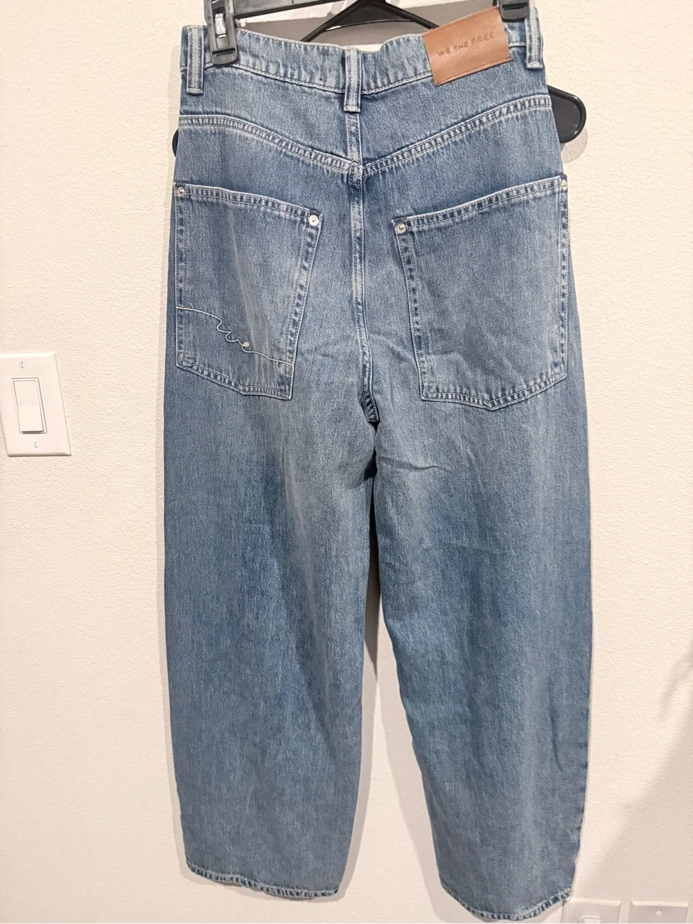 Free People We The Free Truro Baggy Puddle Jeans